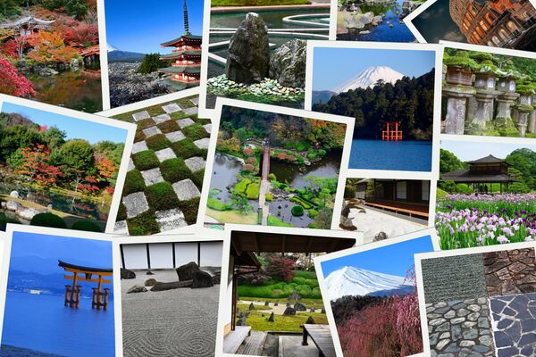 photographies des paysages Japonais