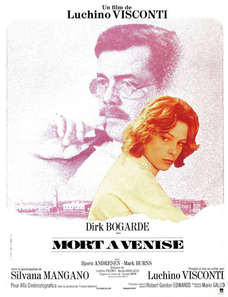 affiche du film Mort à venise de Visconti