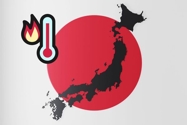 l'archipel du japon par temps de canicule
